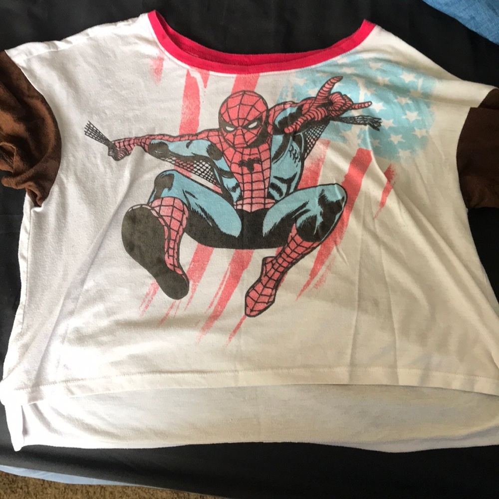 Spider-Man Crop Top